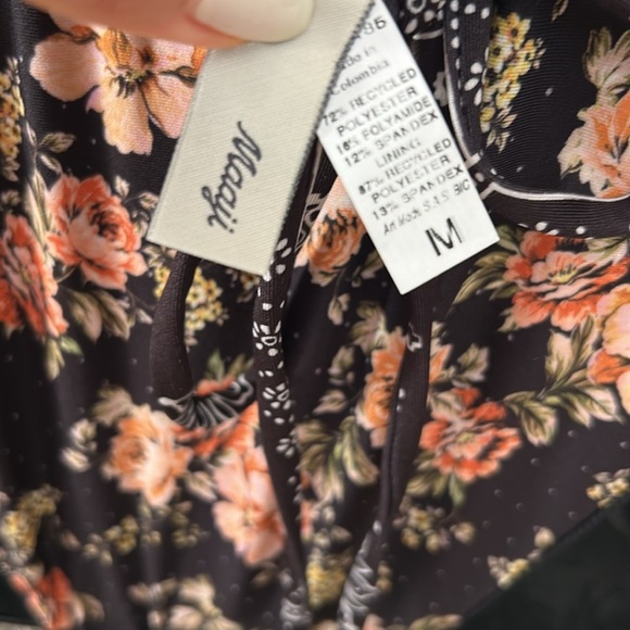 NWT Maaji Black Bandana Rainbow Plunge Neck Reversible One-Piece Swimsuit Sz M - Picture 8 of 9